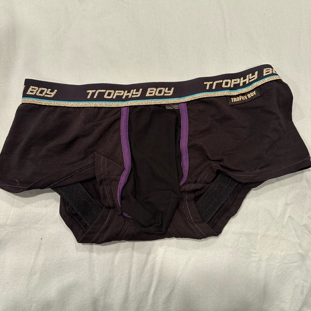Andrew Christian trophy boy mesh front pouch boxer briefs
